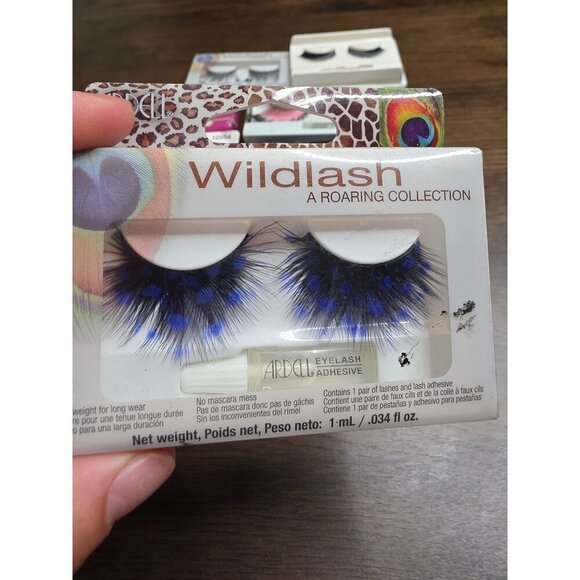 Bundle of 6 Halloween Feathers False Eyelashes - Picture 3 of 16